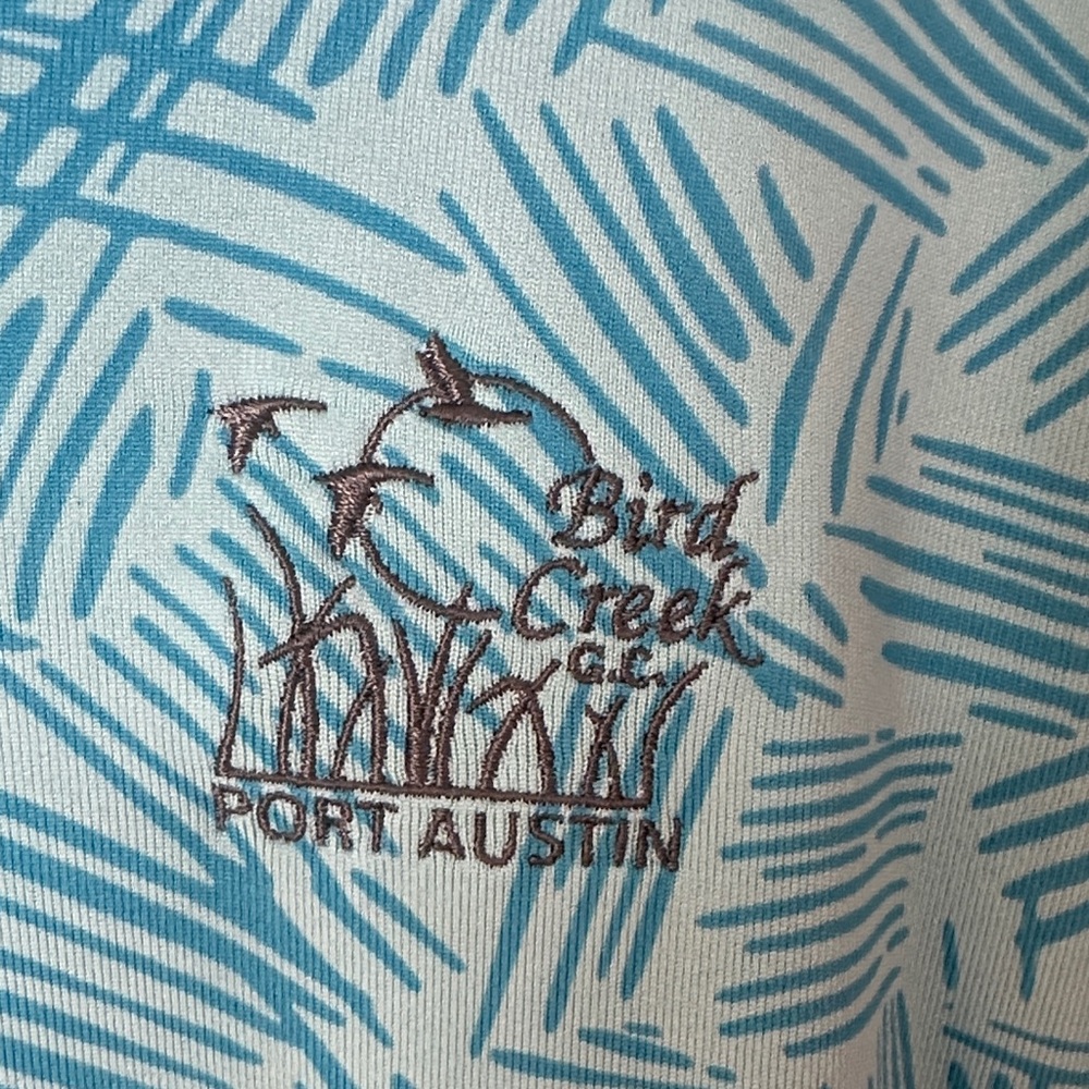 Under Armour Men's Aqua Patterned Polo - Picture 3 of 4